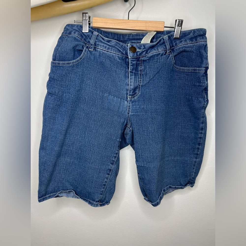 Faded Glory Denim Bermuda Shorts